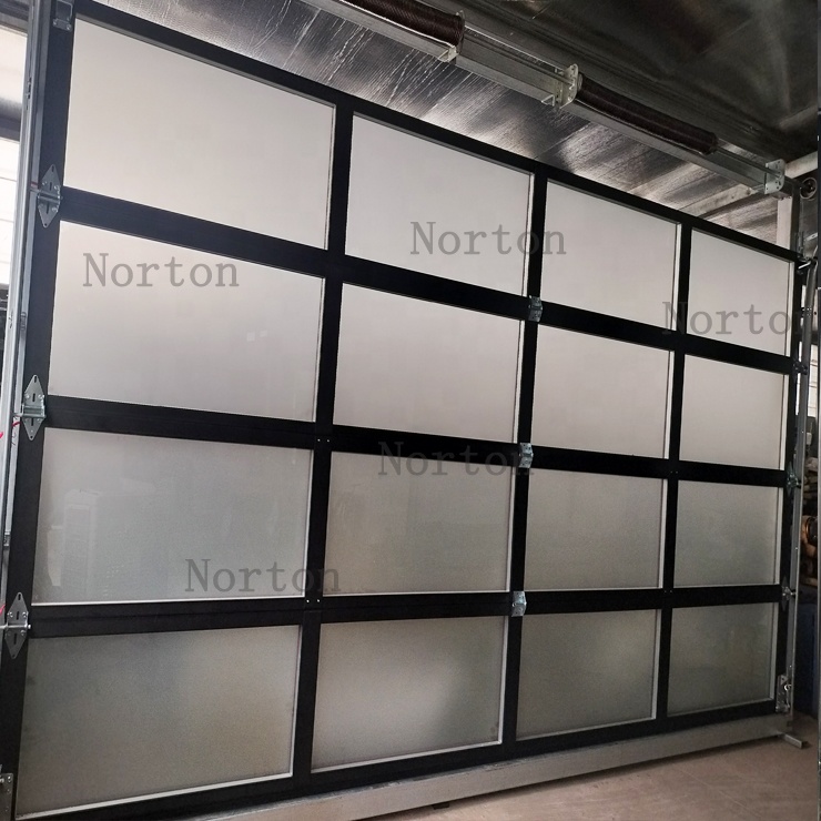 Стеклянная дверь с полным обзором